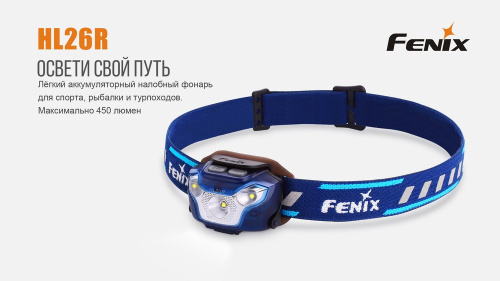 Налобный фонарь Fenix HL26R желтый, HL26Rye фото 6
